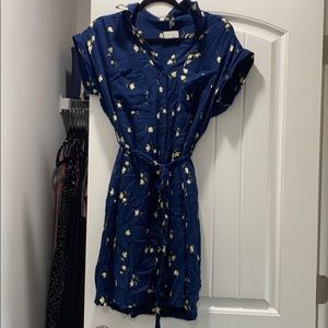 Lucky Brand navy blue floral dress
